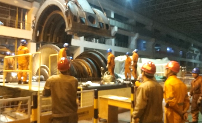 WOM Company attaches great importance to the overhaul of Unit#4 low pressure cylinder internal cylinder buckle of Huaibei Huancheng Power Plant